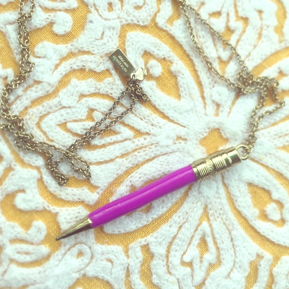 Kate Spade pencil necklace ✏️