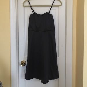 Satin strapless/convertible dress (The Limited)