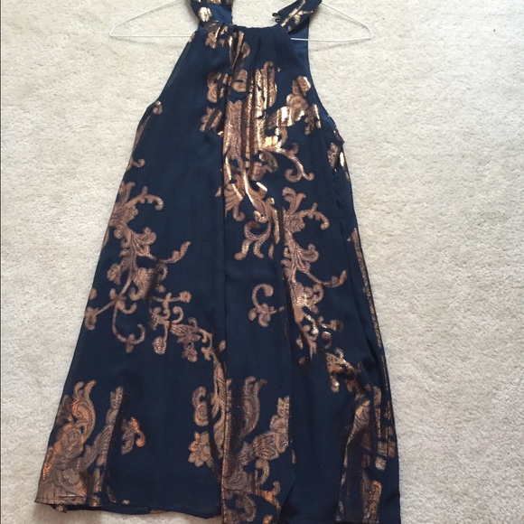 High neck dress