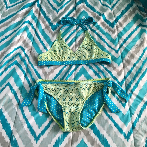 Yellow Blue Justice Swimsuit💛💙 Used