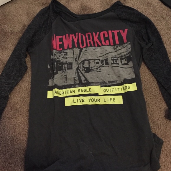 American eagle baseball tee