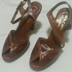 Vintage Thom McAn Huarache Wedge