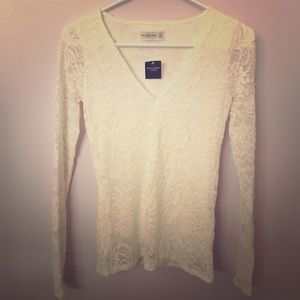 Abercrombie and Fitch never worn lace top