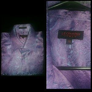 Stunning Purple Leonardi Italy XL