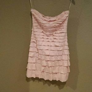 Express strapless dress