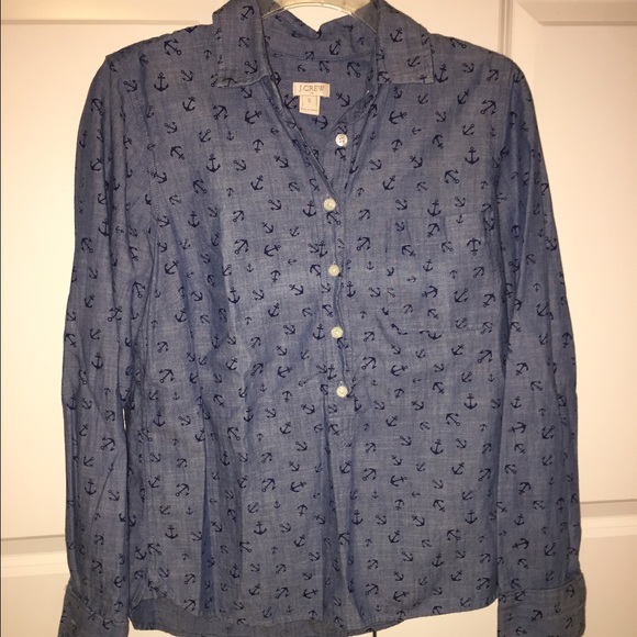J. Crew anchor denim tunic - Picture 1 of 3