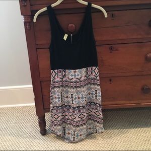 Bestitched Aztec print dress