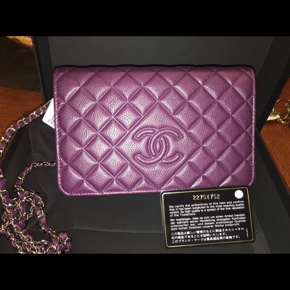 Chanel wallet on chain brand new