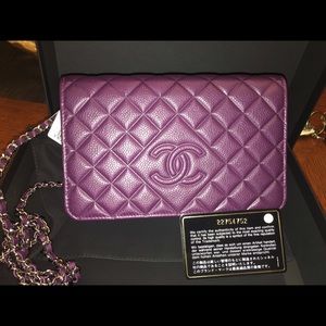 Chanel wallet on chain brand new