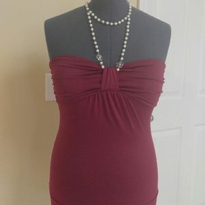 Classy burgundy halter