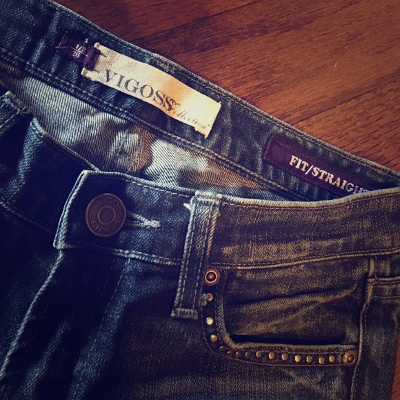 Studded Vigoss jeans! Size 26 minimal wear!