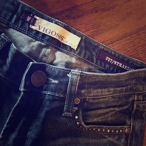 Studded Vigoss jeans! Size 26 minimal wear!