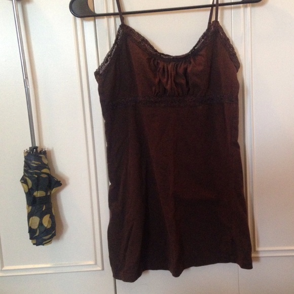 Brown tank top. Size s