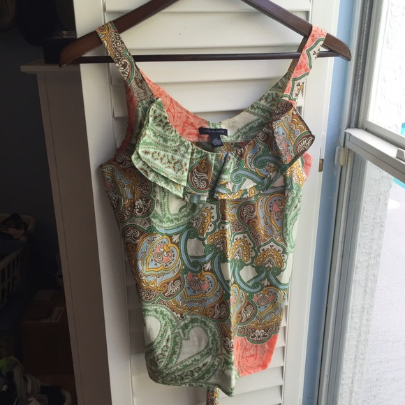 Tommy Hilfiger Paisley Tank Blouse Small