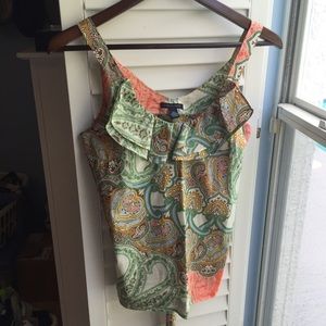 Tommy Hilfiger Paisley Tank Blouse Small