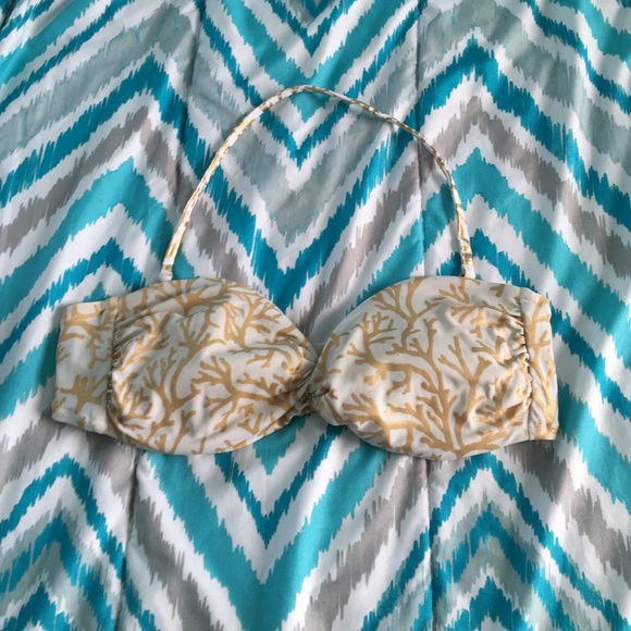 Gold Victoria's Secret Swimsuit Top