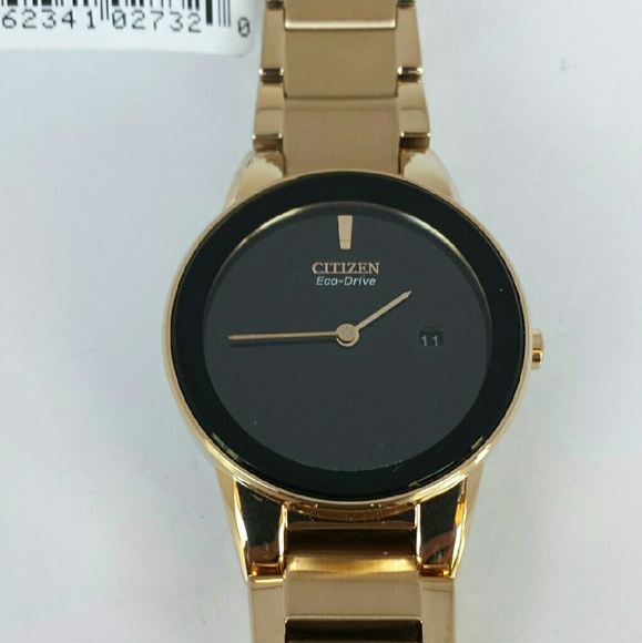 Citizen $250 eco drive Axiom Gold Ladies Watch