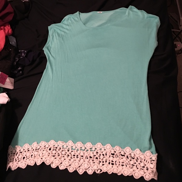 Blue loose for shirt