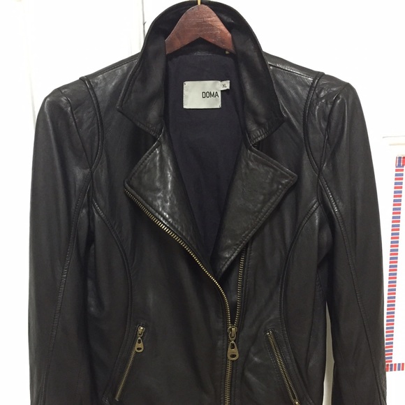 Classic leather jacket - Doma