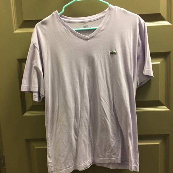 Lavender Lacoste tee
