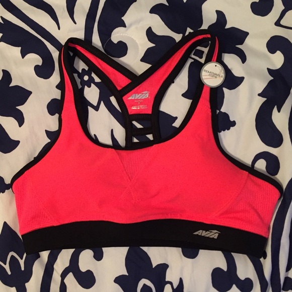 AVIA small sports bra with removable cups.