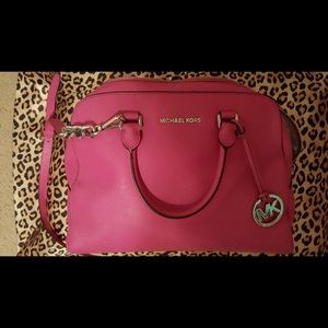 Pink Michael Kors purse