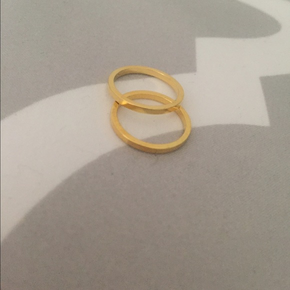 Gold Midi Rings - Picture 2 of 2