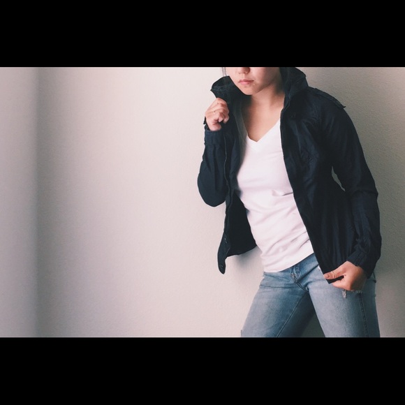 G-Star Hooded Jacket in Navy - size Small - Picture 2 of 4