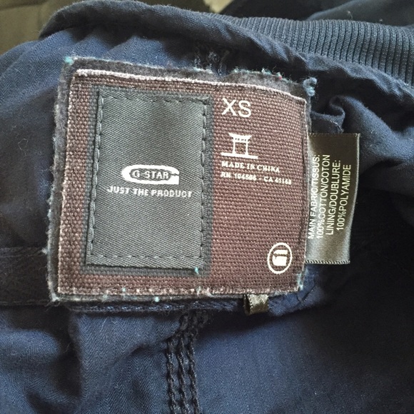 G-Star Hooded Jacket in Navy - size Small - Picture 4 of 4