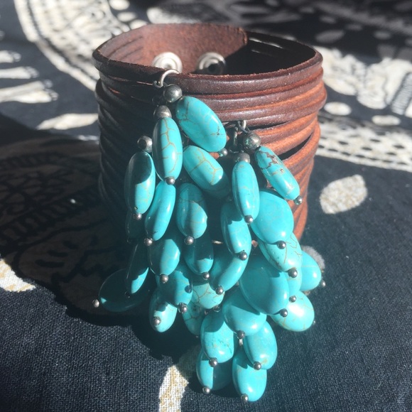 Turquoise Snap Bracelet