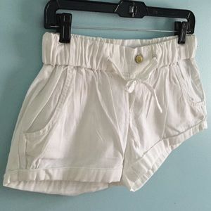 Jessica Simpson white cotton shorts