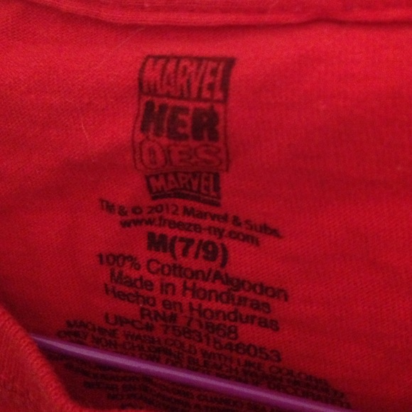Spider Man #amazing Marvel Heroes Medium Red Shirt - Picture 3 of 3