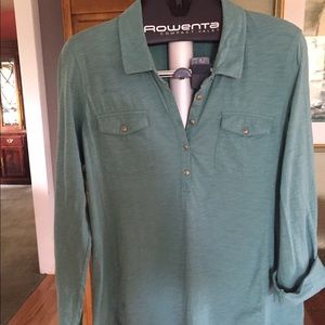 Eddie Bauer long sleeve cotton knit puli over