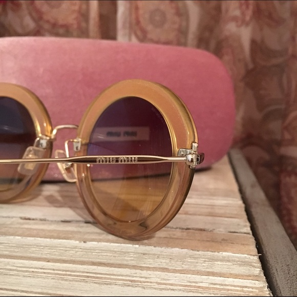 Miu Miu Round Sunglasses - Picture 2 of 4