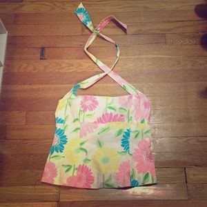 Lilly Pulitzer Halter Top in fun floral print