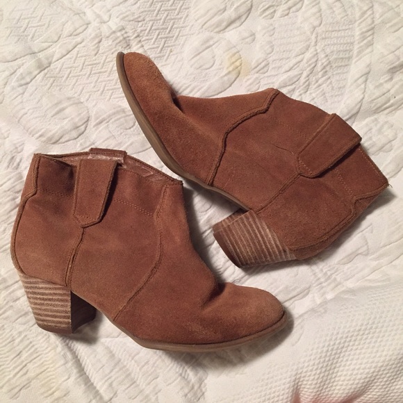 ALDO suede booties