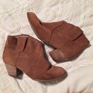 ALDO suede booties