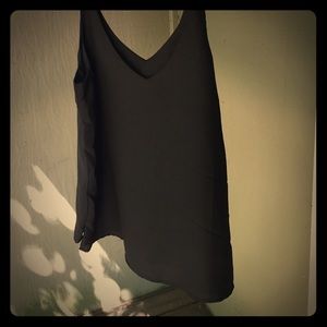 Black tank top