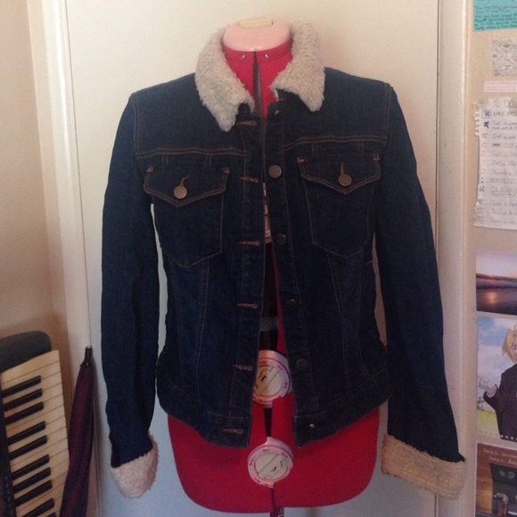 Premium Denim Jean Jacket Large