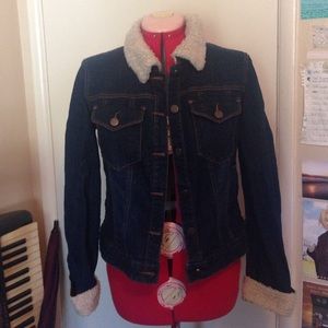 Premium Denim Jean Jacket Large
