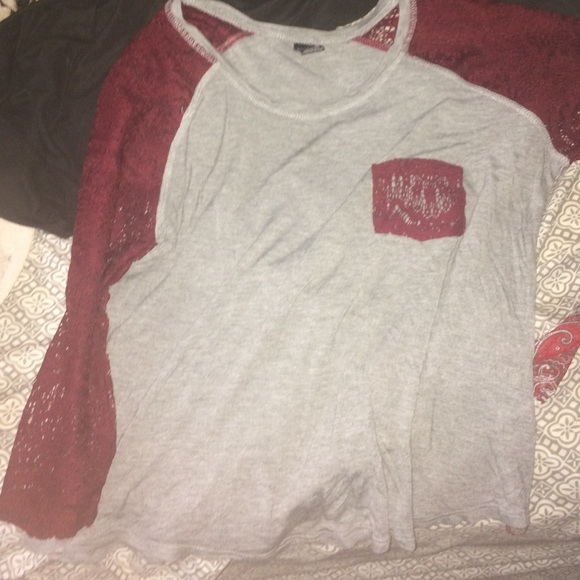 Baseball mesh tee