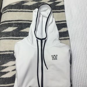 White zip up Victoria's Secret. Size small