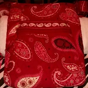 Vera bradley quilted shoulder bag