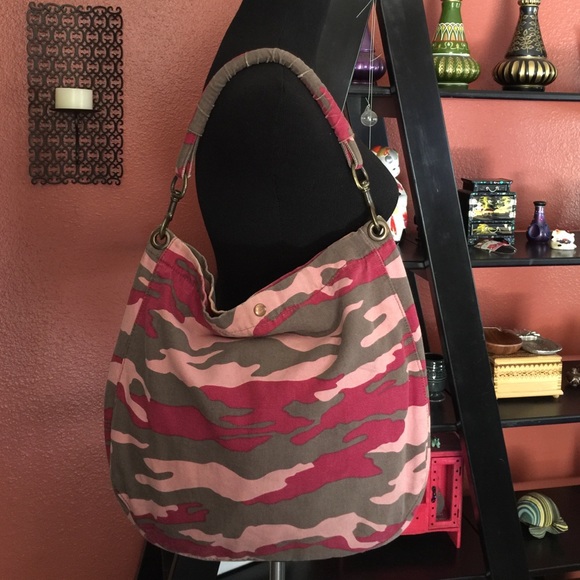 OLD NAVY pink camouflage bag