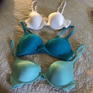 3 Bras all size 34 B
