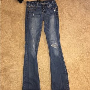 Express Boot Cut Slight distressed Jean