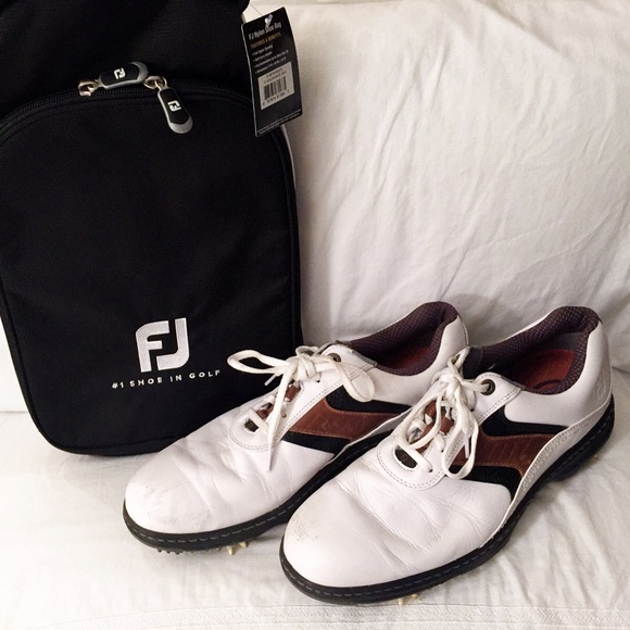 FootJoy Contour Series Golf Shoes and new shoe bag