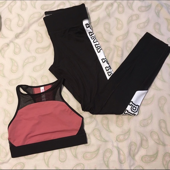 NWOT PINK High Neck Sports Bra