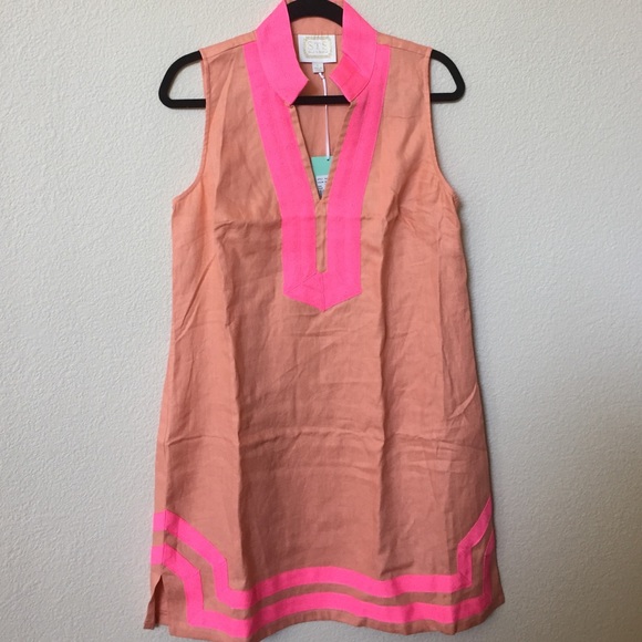 NEW WITH TAGS Sail to Sable Sleeveless Linen Dress