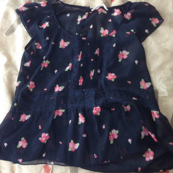 Abercrombie floral shirt
